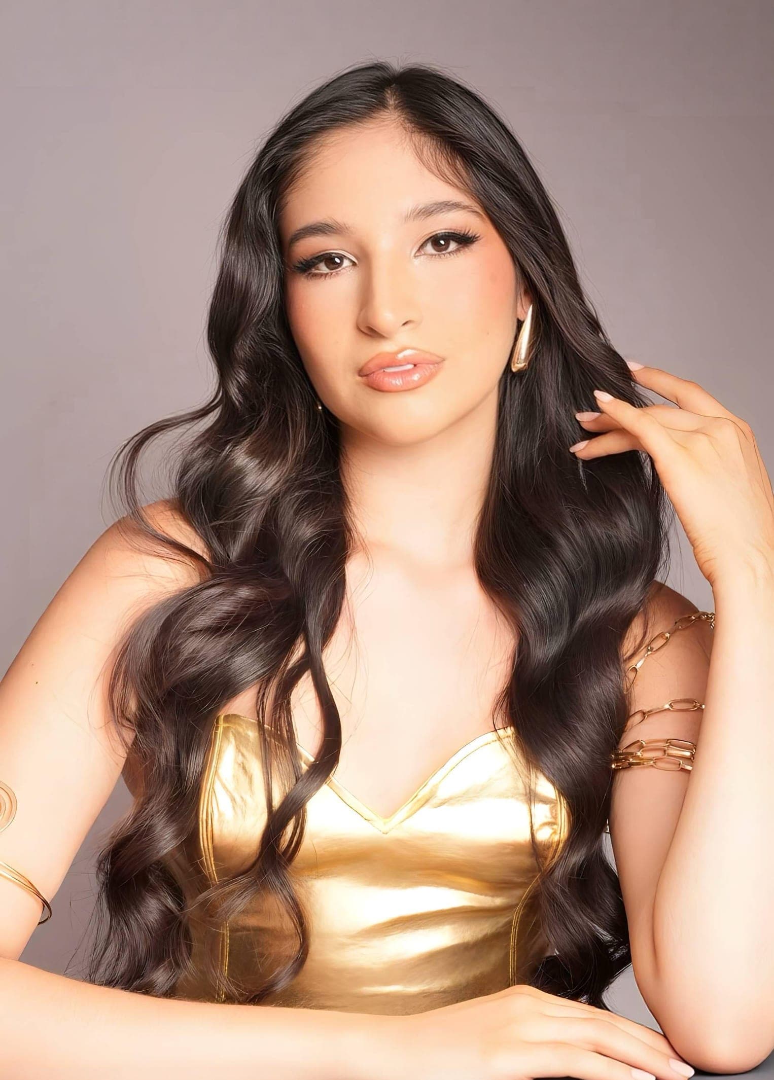 Gabriela Ramírez en certamen de belleza