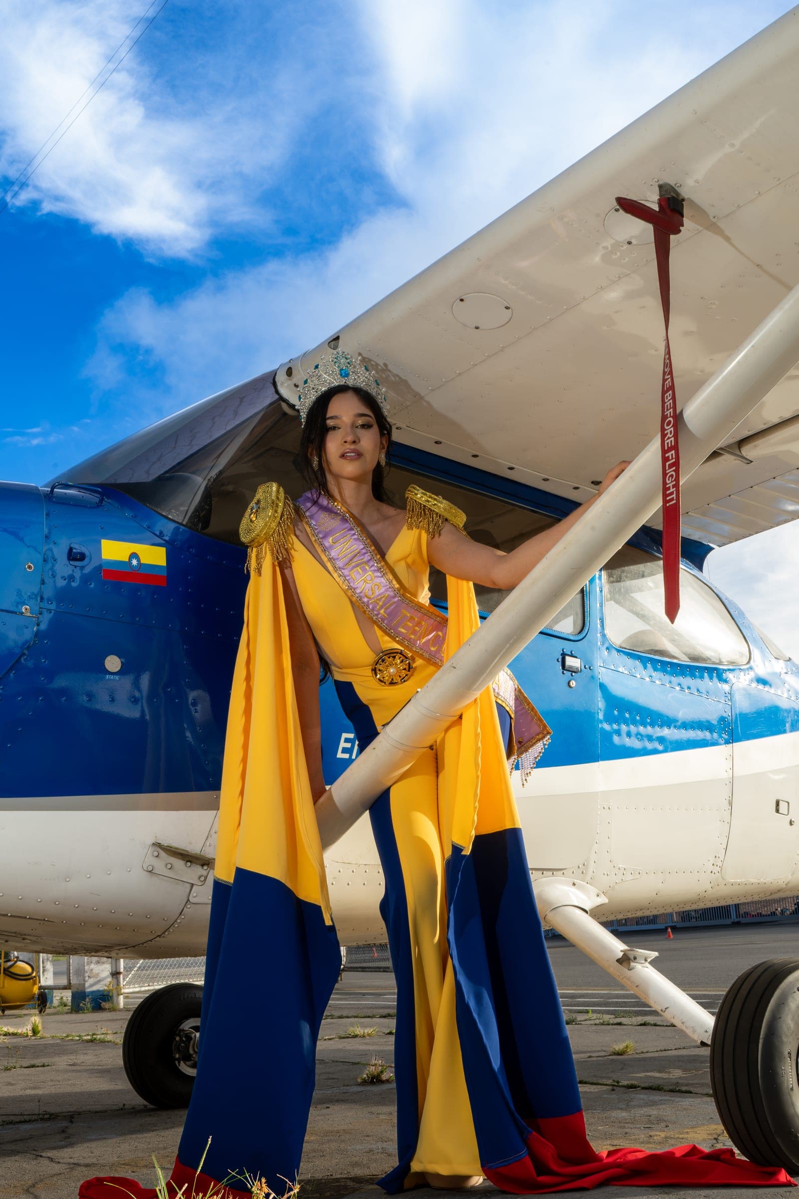 Gabriela Ramírez en certamen de belleza