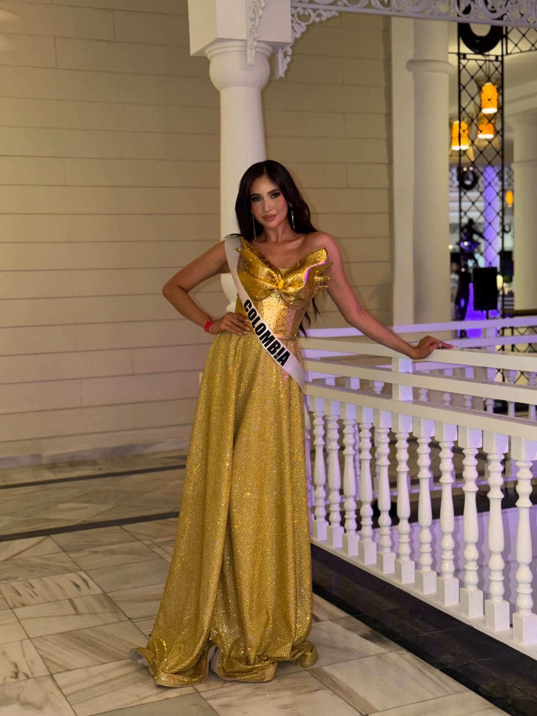 Gabriela Ramírez en certamen de belleza