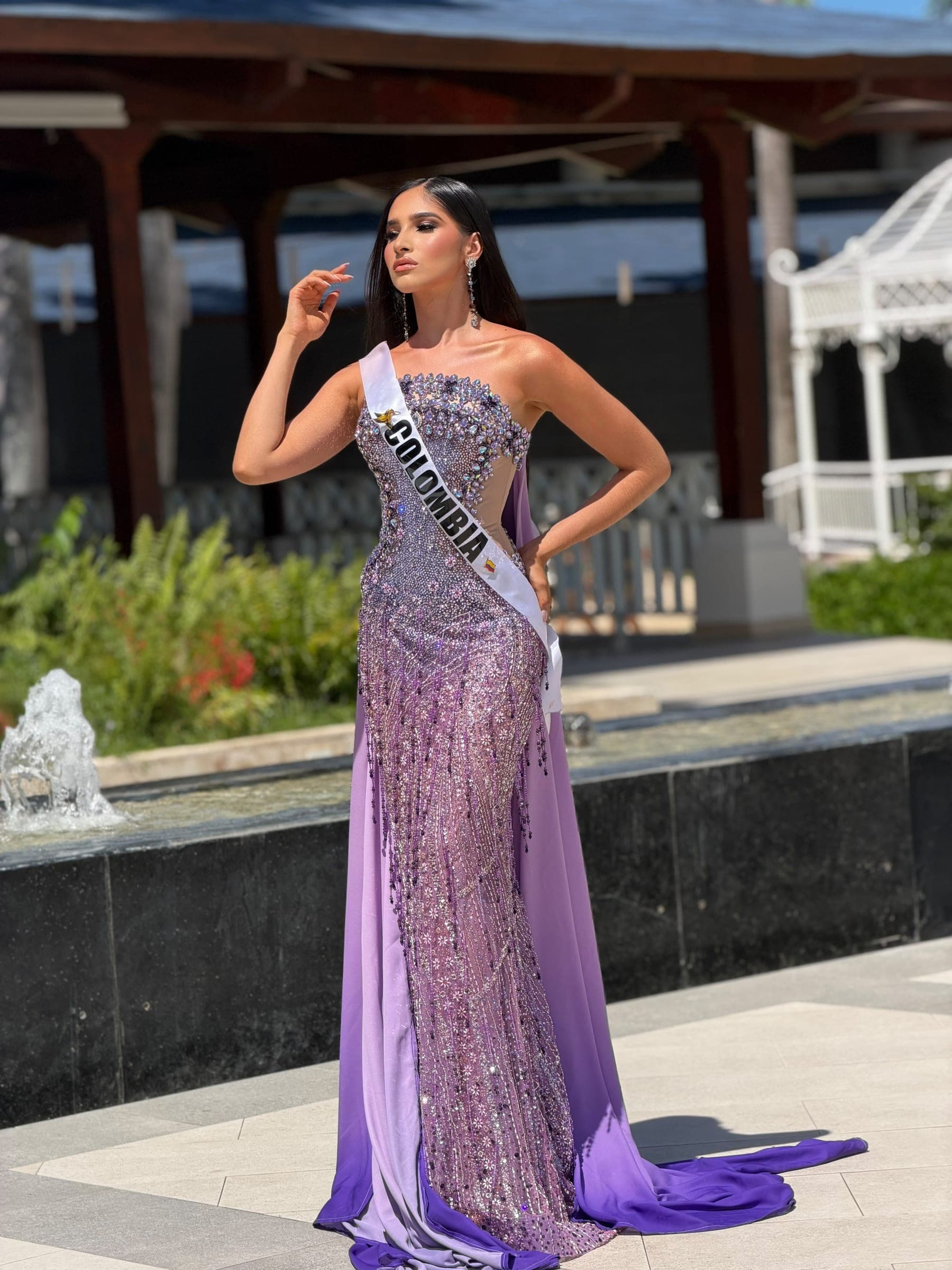 Gabriela Ramírez en certamen de belleza
